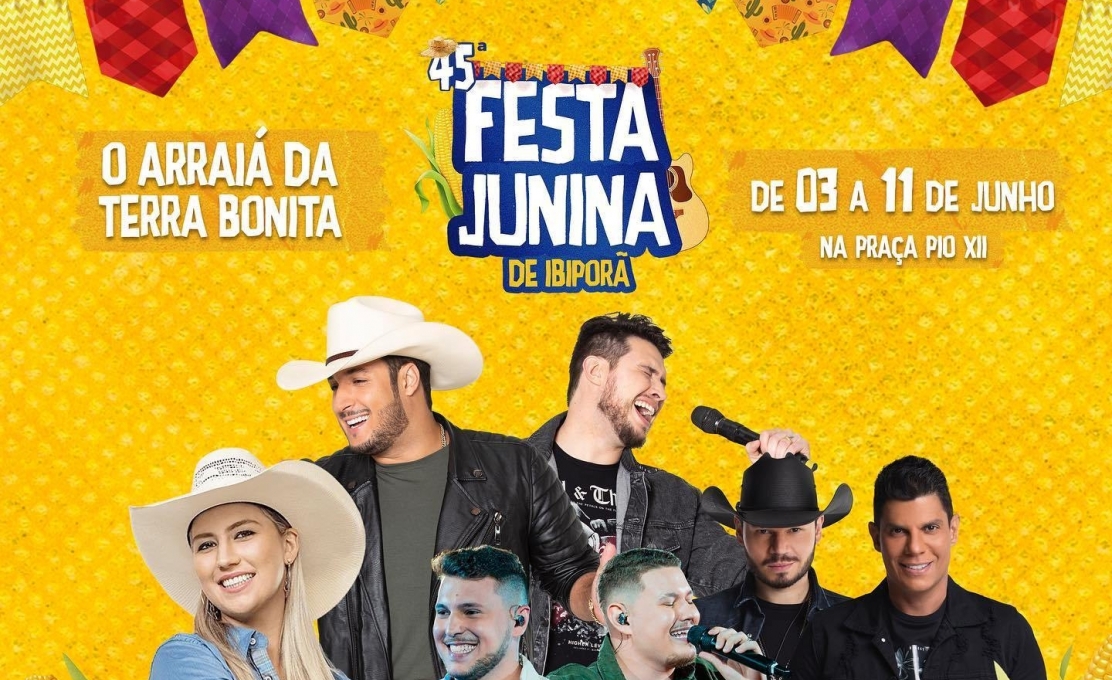 Em Ibiporã, 45ª Festa Junina promete diversão, música boa e gastronomia em nove dias de festa
