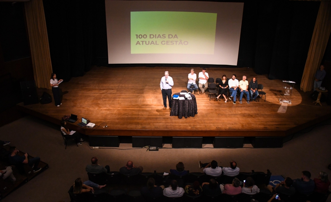 Administração Municipal de Ibiporã realiza evento de registro de 100 dias de gestão com anúncio de 86 ações prioritárias