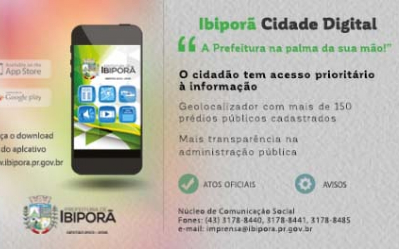 Prefeitura lança aplicativo para tablet e celular nesta quarta-feira (15)