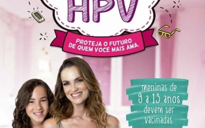 Meninas de 9 a 13 anos devem ser vacinadas contra o HPV