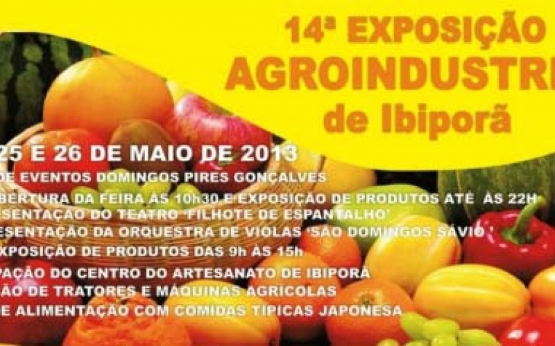 É amanhã, sábado a 14ª Exposição Agroindustrial de Ibiporã