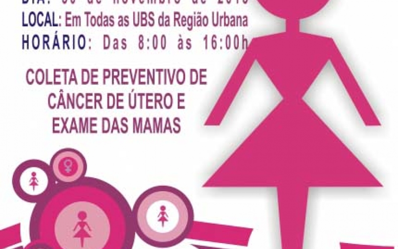 UBSs realizam exames preventivos de mama e colo uterino dia 30