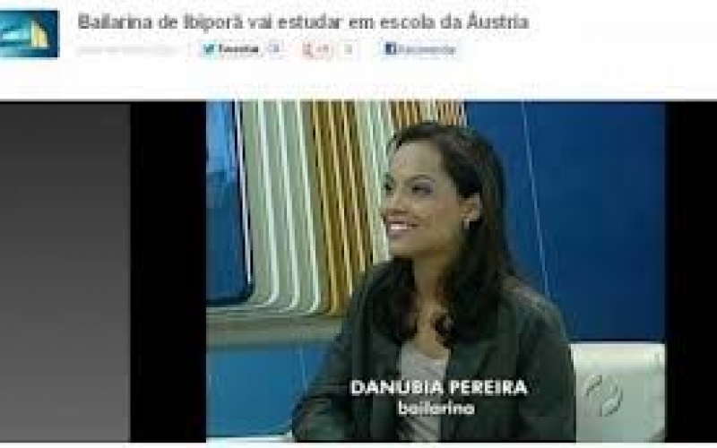 Bailarina de Ibiporã é destaque no Paraná TV