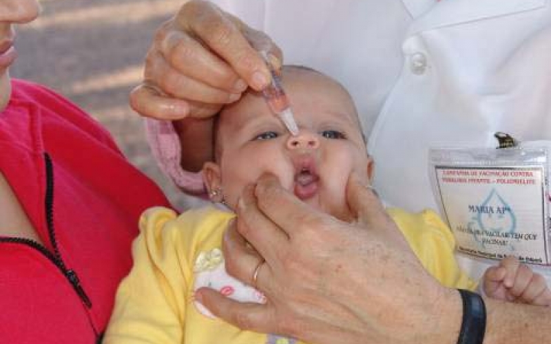Balanço parcial da vacinação contra a pólio