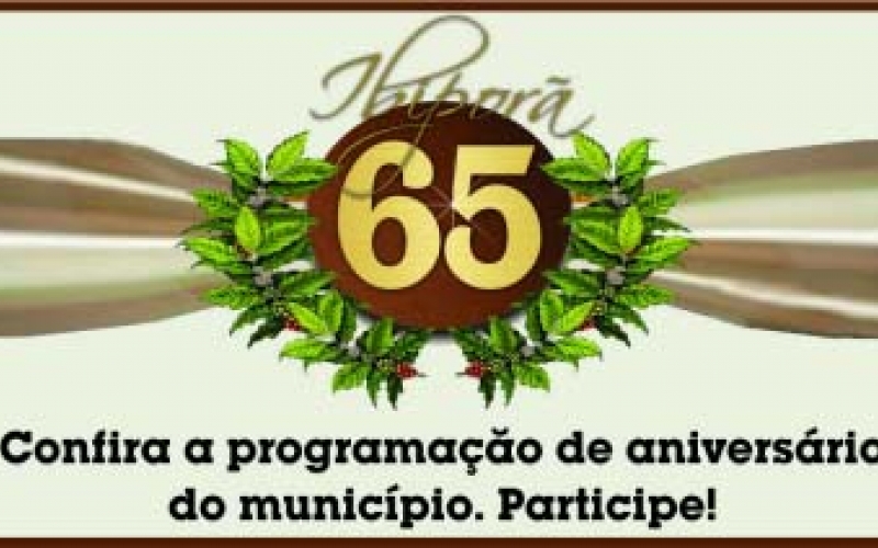 Domingo (4) inicia a programação do aniversário de Ibiporã