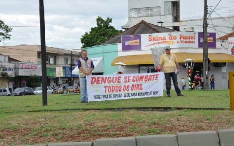Campanha de combate à dengue é realizada em Ibiporã