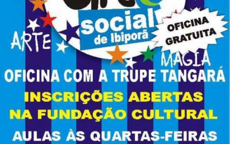 Inscrições estão abertas para oficinas de circo