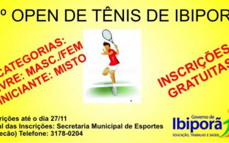 Secretaria de Esportes promove campeonatos de futsal, tênis e xadrez