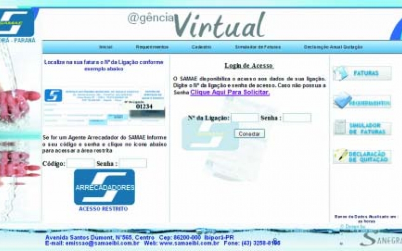 Agência Virtual - SAMAE