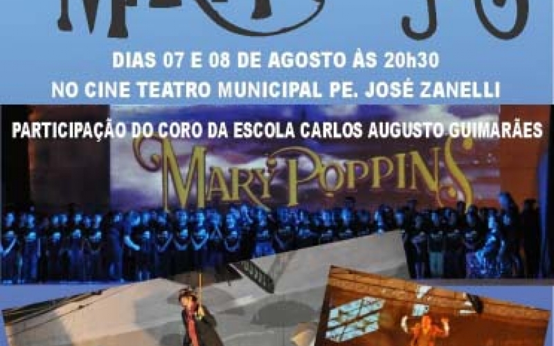 Mary Poppins esta semana, dias 7 e 8, no Cine Teatro