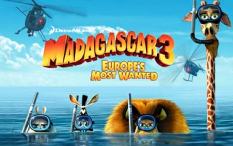 Madagascar 3 no Cine Teatro