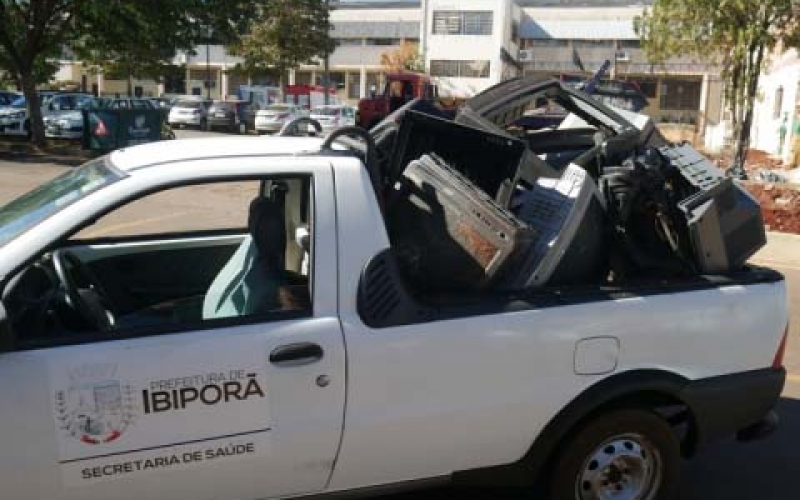 Endemias recolhe grande quantidade de lixo eletrônico em Ibiporã