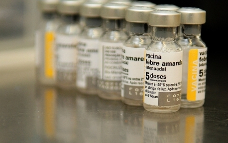 Vacina contra febre amarela está disponível nas unidades de saúde