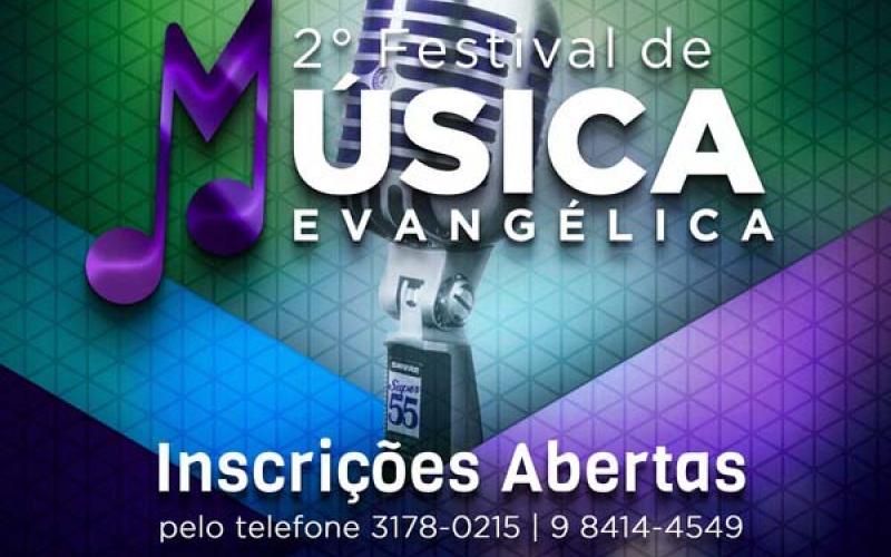 Inscreva-se no 2º Festival de Música Evangélica de Ibiporã