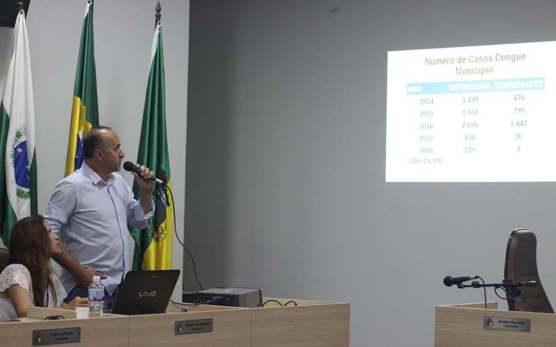 Endemias realiza reunião para apontar números sobre a dengue em Ibiporã