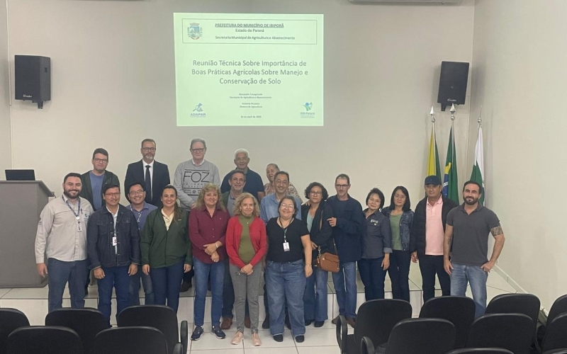 Prefeitura de Ibiporã promove 1ª Reunião Técnica sobre Boas Práticas Agrícolas 
